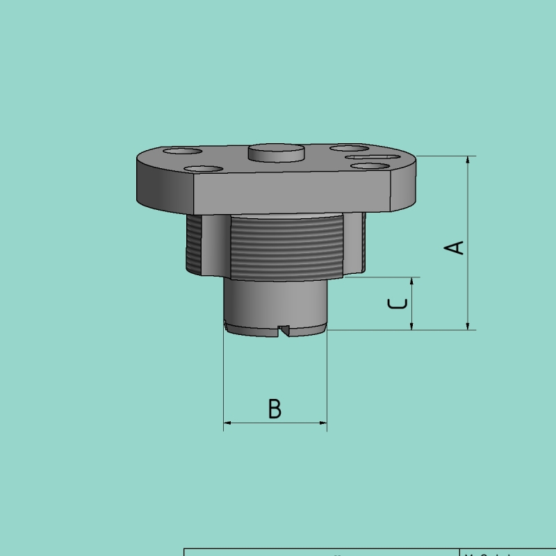 Schnellwechsel-Stempelhalter (B=32 mm / A=71 mm)