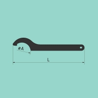Hakenschlüssel (A = 75 mm)